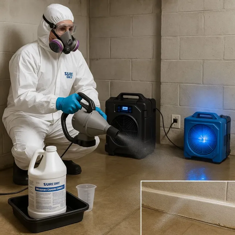 Sanitization and Odor Removal process in Poteau, OK
